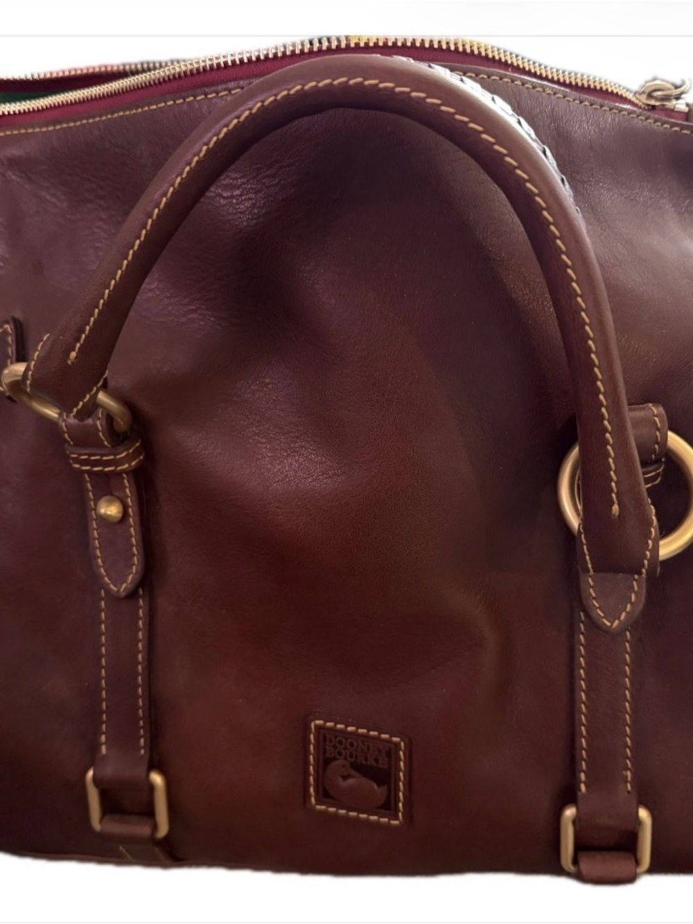 Dooney and Burke large Florentine satchel - Picture 2 of 3